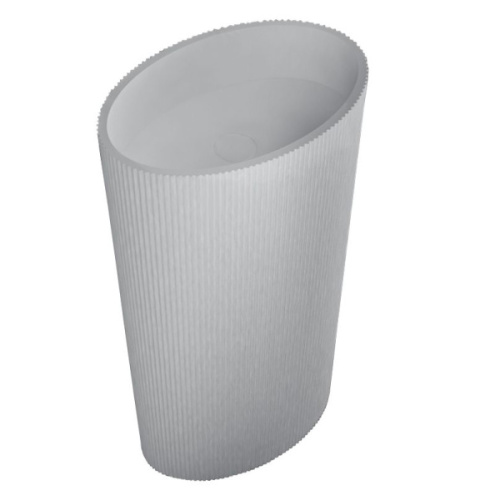 Раковина Abber Stein 50 см белая матовая - фото 1