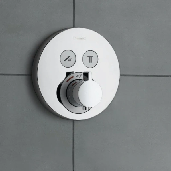 Смеситель для душа Hansgrohe Shower Select S термостатический хром - фото 4