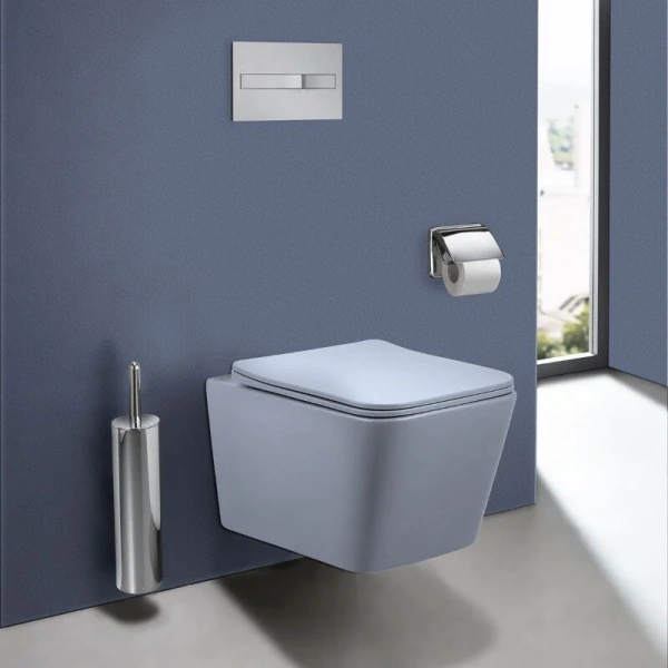 Унитаз подвесной Vincea Q-Line океан матовый, без бачка, со скрытым бачком - фото 3