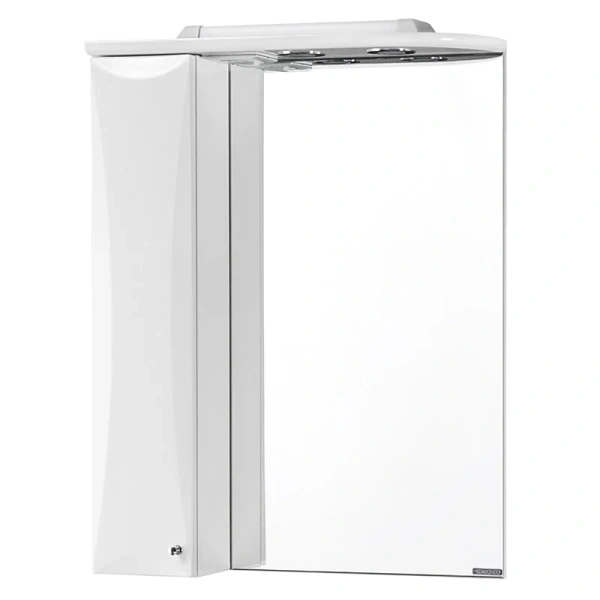 Тумба с раковиной напольная Акватон Джимми 57 У 1A250501DJ010 57 см с двумя трапецевидными дверцами