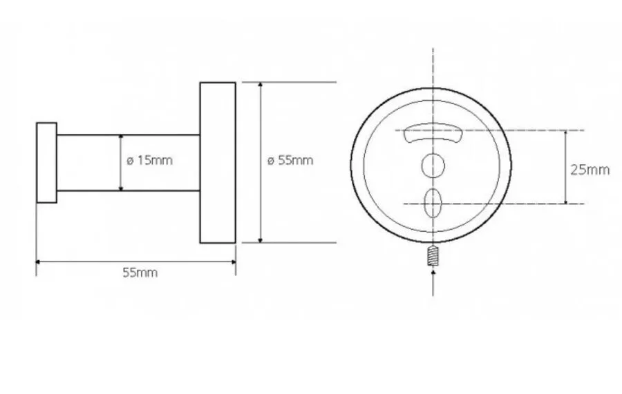 Крючок для ванной Bemeta Omega хром - фото 2