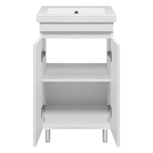Тумба под раковину напольная Misty Енисей 46 см белая, напольная, пристенная - фото 4