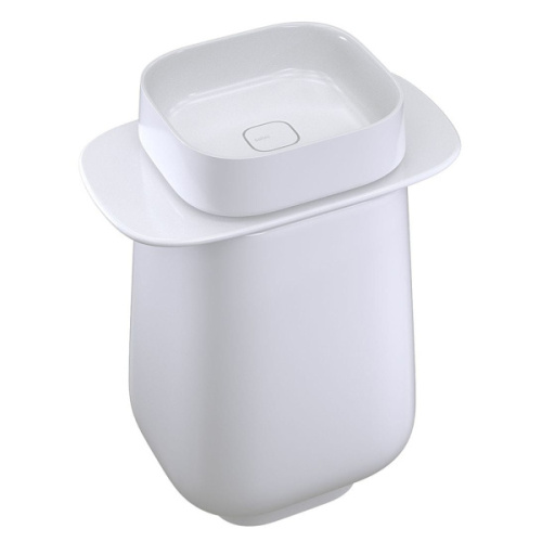 Раковина напольная Salini Oriente Totem белая матовая - фото 1