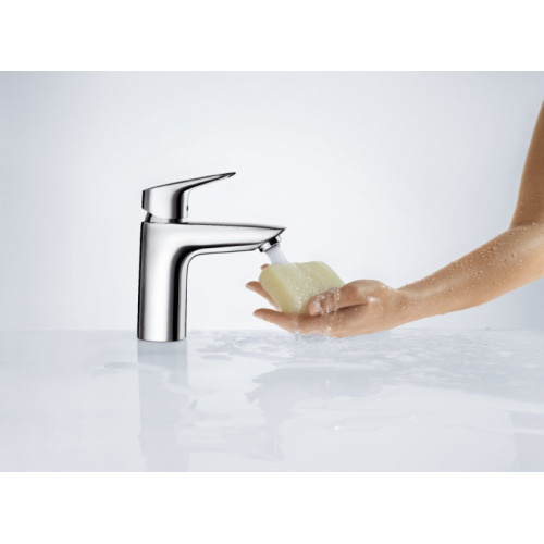 Смеситель для раковины Hansgrohe Logis хром - фото 4