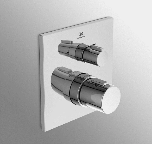 Смеситель для душа Ideal Standard Ceratherm C100 хром, прямоугольная форма - фото 5