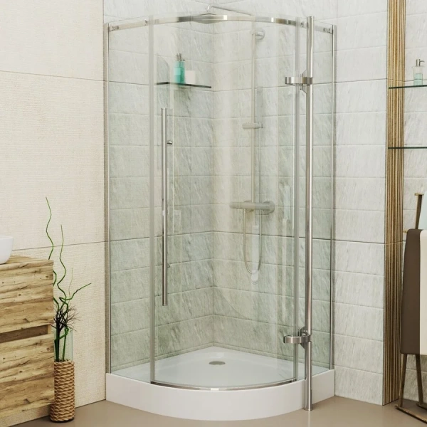 Душевой уголок Grossman Style 90x90 см дверь распашная, распашные - фото 7