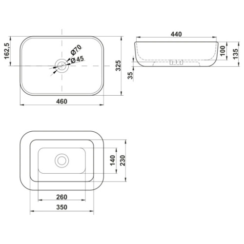 Схема, в форме чаши, прямоугольной формы - фото 5
