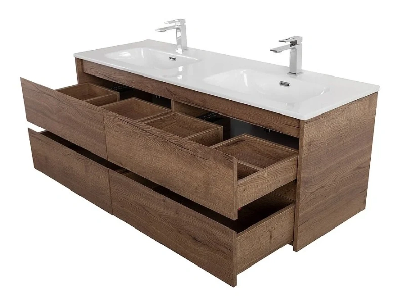 Тумба под раковину подвесная BelBagno Kraft 120 см Rovere Tabacco, 120 см - фото 6