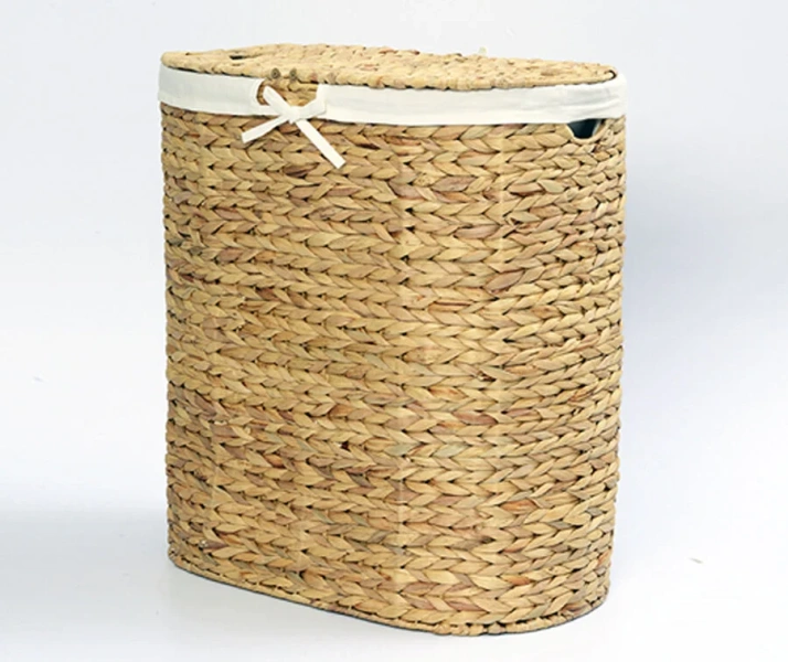 Корзина для белья WasserKRAFT Dill плетеная, недорого - фото 4