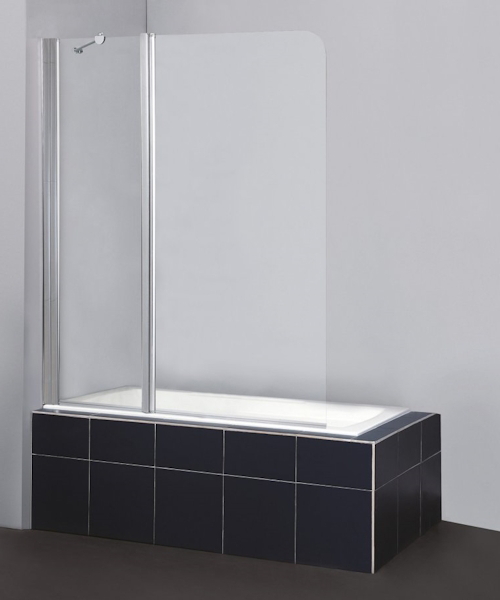 Шторка для ванны BelBagno Sela 120х140 см стекло прозрачное - фото 1