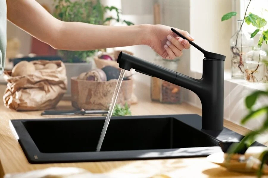 Смеситель для кухни Hansgrohe Zesis M33 матовый черный - фото 4