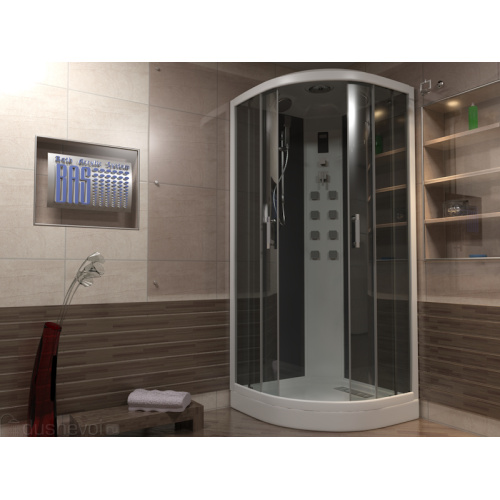 Душевая кабина Bas Адрия 90, с раздвижными дверьми - фото 6