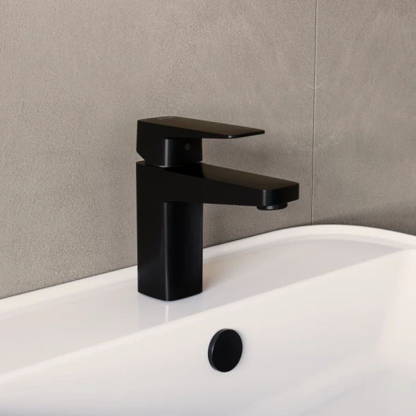 Смеситель для раковины VitrA Root черный матовый, современные, hi-tech - фото 3