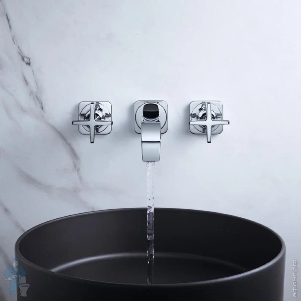 Смеситель для раковины Axor Citterio E 36107 скрытого монтажа - фото 4