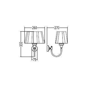 Светильник для ванной Devon&Devon Decor DEDECOR - фото 2