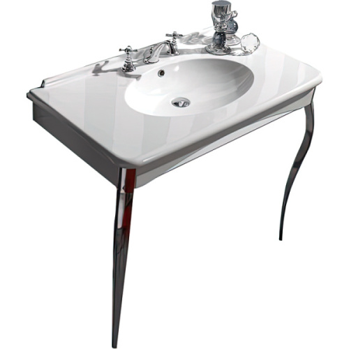 Раковина консоль Kerasan Retro белая - фото 1