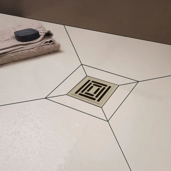 Душевой трап BERGES ZENTRUM Uno 15 см хром матовый - фото 3