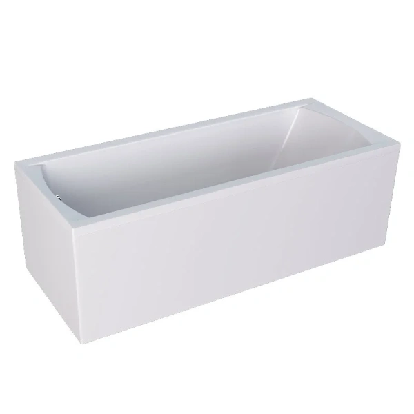 Ванна акриловая 1MarKa Modern 01мод16570кс2+, 165 x 70 см, цвет белый - фото 1