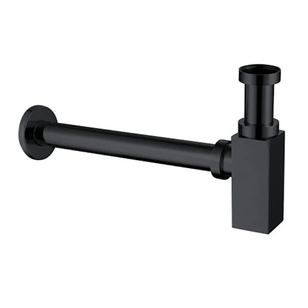 Сифон для раковины Abber Rechteck черный матовый - фото 1