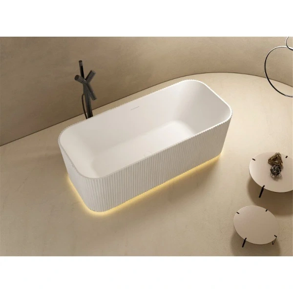 Ванна из искусственного камня Abber Stein AS9663 170x75 см прямоугольная, 170x75 см - фото 4