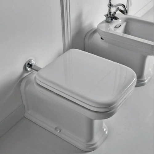 Унитаз напольный Kerasan Waldorf белый, с бачком, с высоким бачком, со скрытым бачком - фото 3