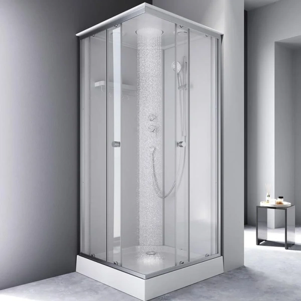 Душевая кабина Am.Pm X-Joy 90x90 см профиль хром стекло прозрачное - фото 2