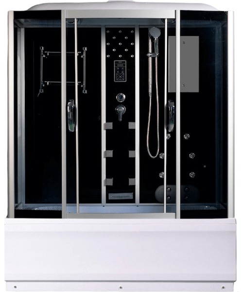 Душевой бокс River Wisla 170x80 см с поддоном стекло тонированное - фото 1