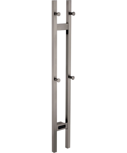 Полотенцесушитель электрический Boheme Duo 17x120 см графит глянец - фото 1