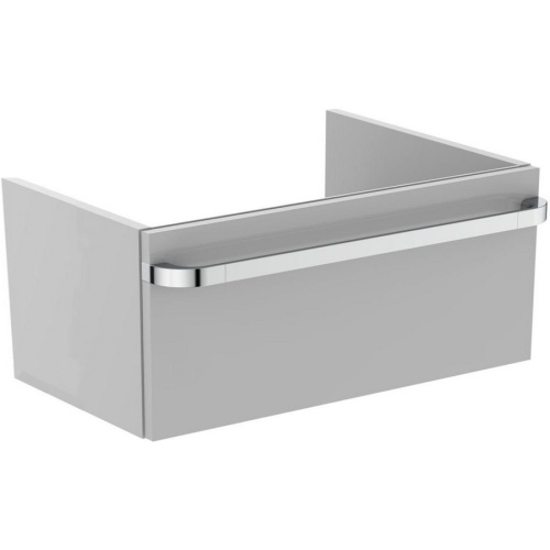Тумба под раковину подвесная Ideal Standard Tonic II 80 см светло-серый глянцевый - фото 1