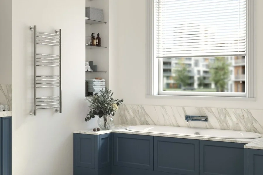 Полотенцесушитель водяной Сунержа Флюид+ 0222-1050 50х100 см из нержавеющей стали, хром, матовый хром, бронза, золото, белыe, другие, черный - фото 3