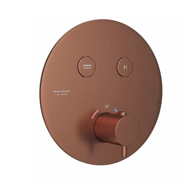 Смеситель для душа Kerama Marazzi Eterna брашированная медь - фото 1