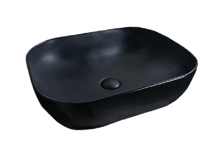 Раковина GID Geometrico Bm1302 50 см черная матовая - фото 1