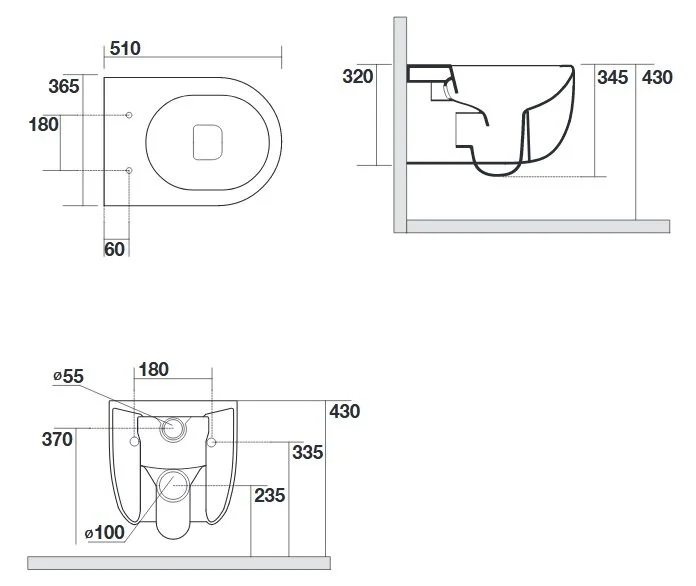 Зеркало Grossman Флай 100,2 см дуб сонома, современные, hi-tech - фото 3