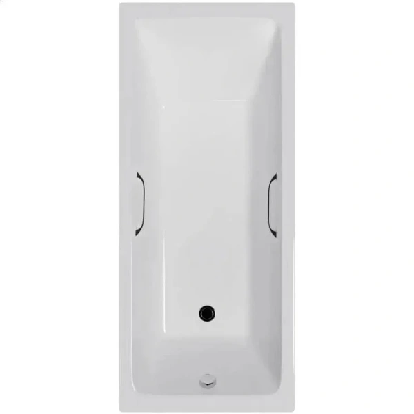 Чугунная ванна Vinsent Veron Square VSQ1707545H, 170 x 75 см, с отверстиями под ручки, цвет белый - фото 1