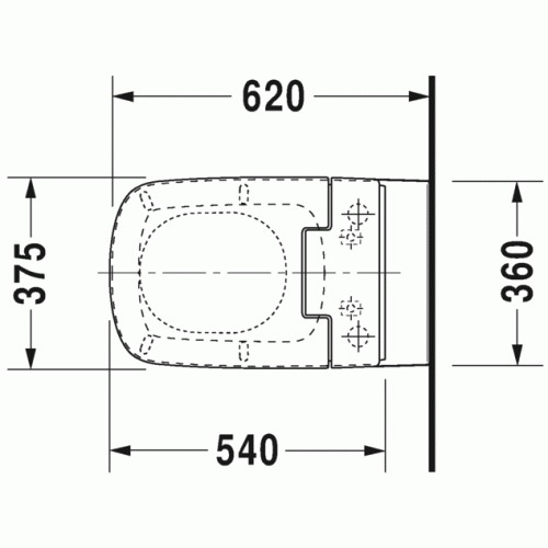 Унитаз подвесной SensoWash Duravit Durastyle 253759, 254259 - фото 4