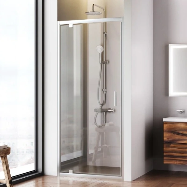 Душевая дверь в нишу Am.Pm Gem 90 см профиль хром матовый - фото 3