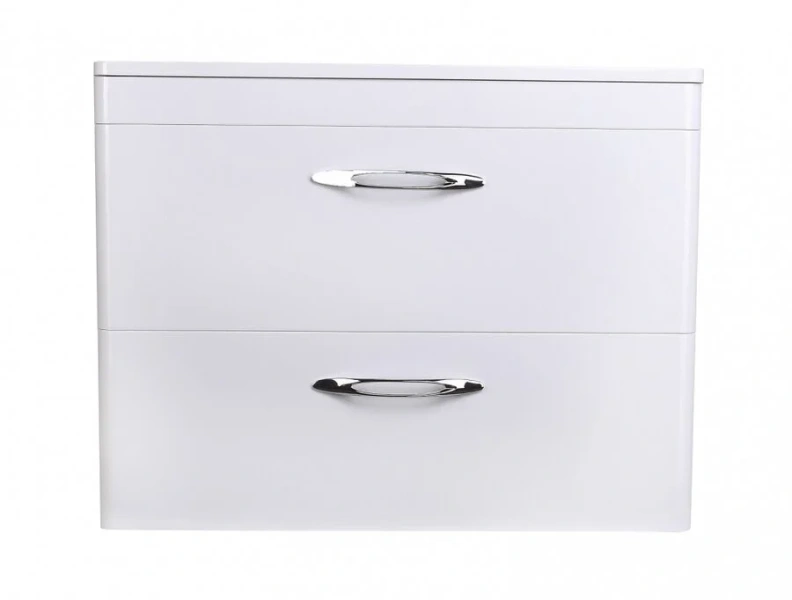 Тумба с раковиной подвесная Style Line Каре СС-00002270 80 см с ящиками