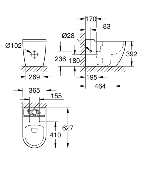 Схема, с горизонтальным, прямым выпуском, с прямым выпуском - фото 7