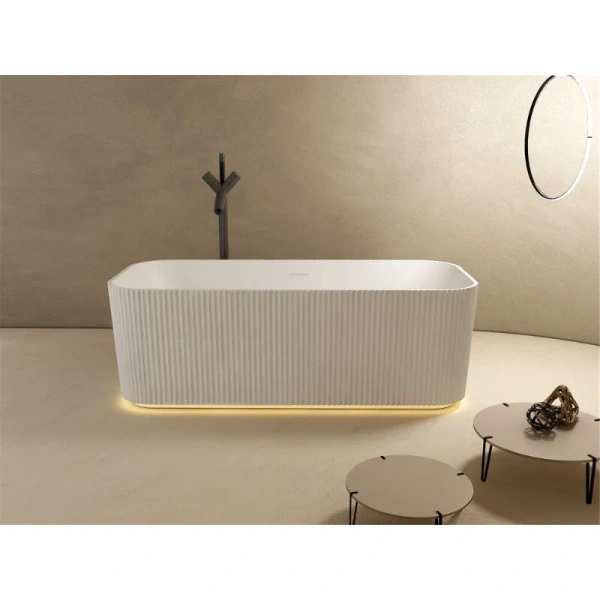 Ванна из искусственного камня Abber Stein AS9663 170x75 см прямоугольная, прямоугольные - фото 5