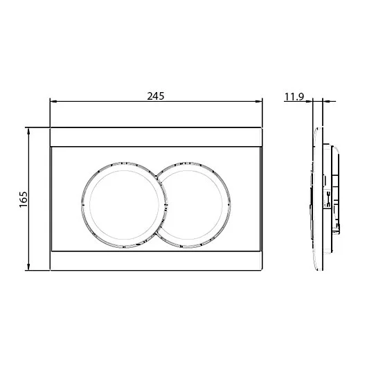 Комплект унитаз с инсталляцией Jacob Delafon Struktura кнопка чёрная, в наличии index_1 - фото 6