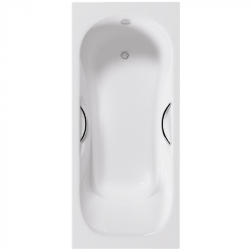 Ванна чугунная Delice Malibu 170х80 см белая - фото 1