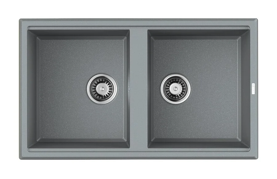 Мойка для кухни Omoikiri Tedori 86-2-GR 86 см leningrad grey - фото 1