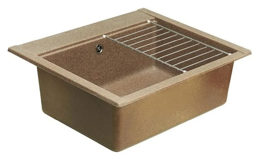 Мойка для кухни Акватон Делия 60 см терракот - фото 3