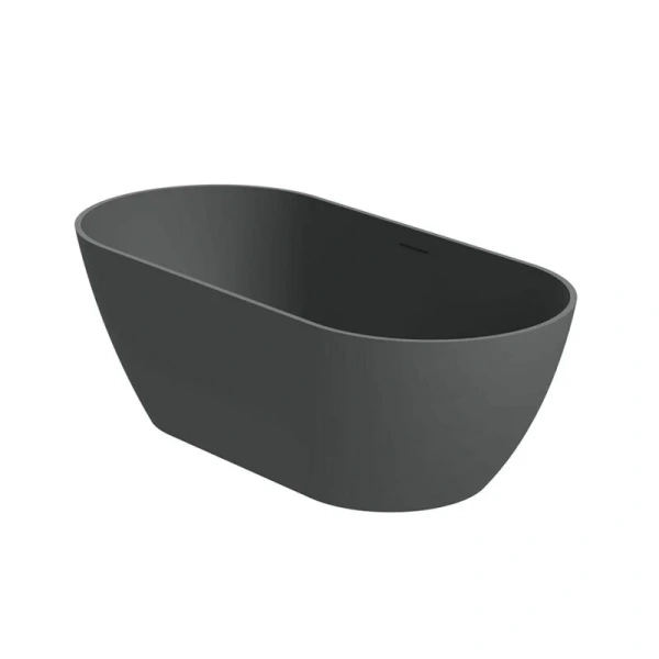 Ванна из искусственного камня Riho Bilbao, B118001080, 170 x 80 см, цвет антрацит - фото 1