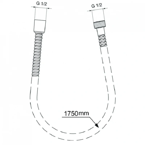 Шланг для душа Ideal Standart Ultraflex хром - фото 2