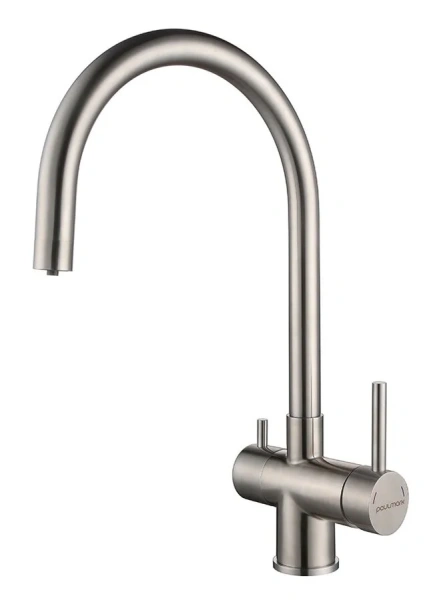 Смеситель для кухни Paulmark Heller He213218 с переключением на питьевую воду - фото 1
