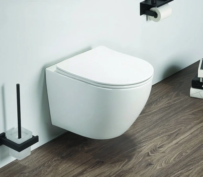 Унитаз подвесной Azario Grado AZ-0046 SP безободковый - фото 3