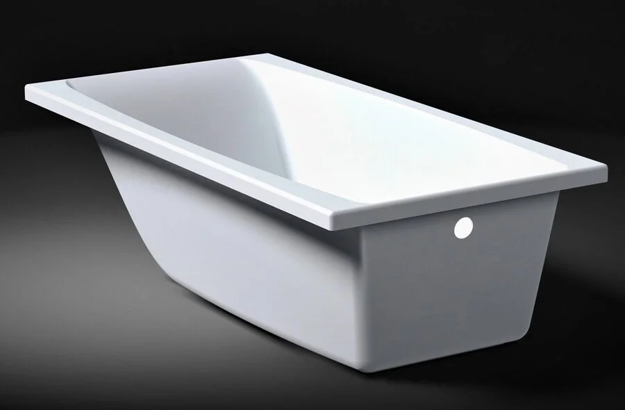Ванна из искусственного камня Belux Импульс ВИ-1700, 4810924188533, 170 x 75 см, белый, без гидромассажа - фото 6