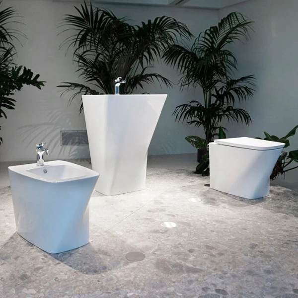 Раковина напольная Azzurra Hera 63 см белая - фото 3