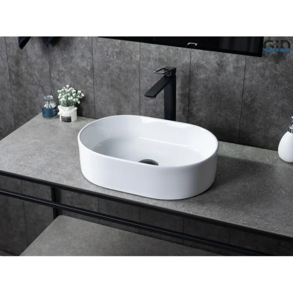 Раковина GID Lago N1330 47 см белая - фото 3